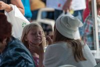Facepainting at the Kids Korner at Oktoberfest
