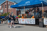 Dancers enjou the music of Shiloh Band at Oktoberfest