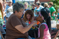 Face painting for the kids at Oktoberfest 2015.